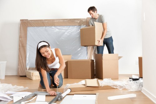Movers helping with a home move in Harold Hill