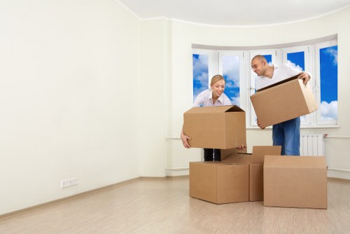 Man with van vehicle ready for a local move in Harold Hill