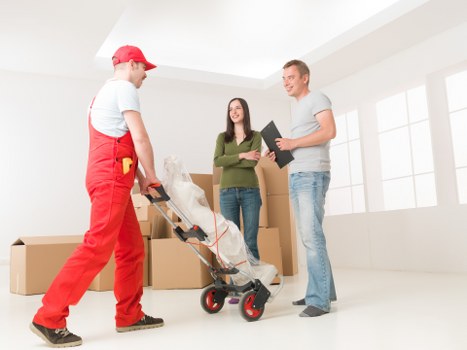 Prepared removal van for local moves in Harold Hill