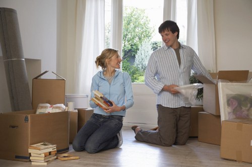 Professional packing support for fragile household items