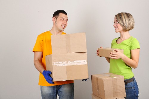 Professional removals van loaded for a Harold Hill relocation